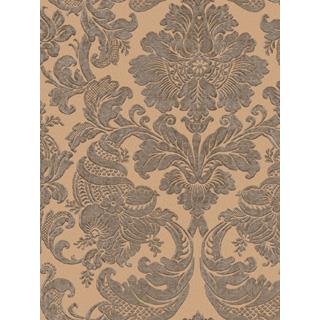 Seabrook Designs WC50900 Willow Creek Acrylic Coated Damasks Wallpaper